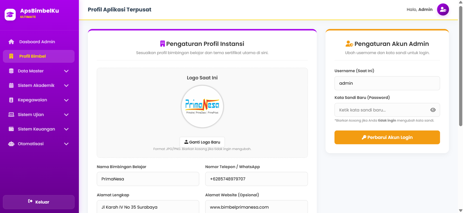 Profil Bimbel